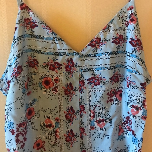 YOUNG BOHEMIANS Light Blue Floral Romper - Picture 3 of 6